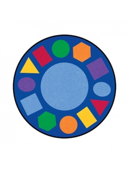 Дитячий килимок для навчання Геометрія